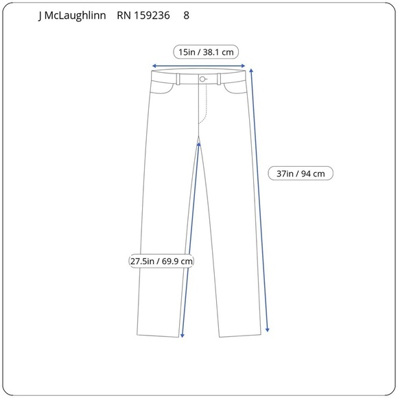 J. McLaughlin women’s size 8 textured cotton light  cream pants slacks ex cond - Picture 3 of 10